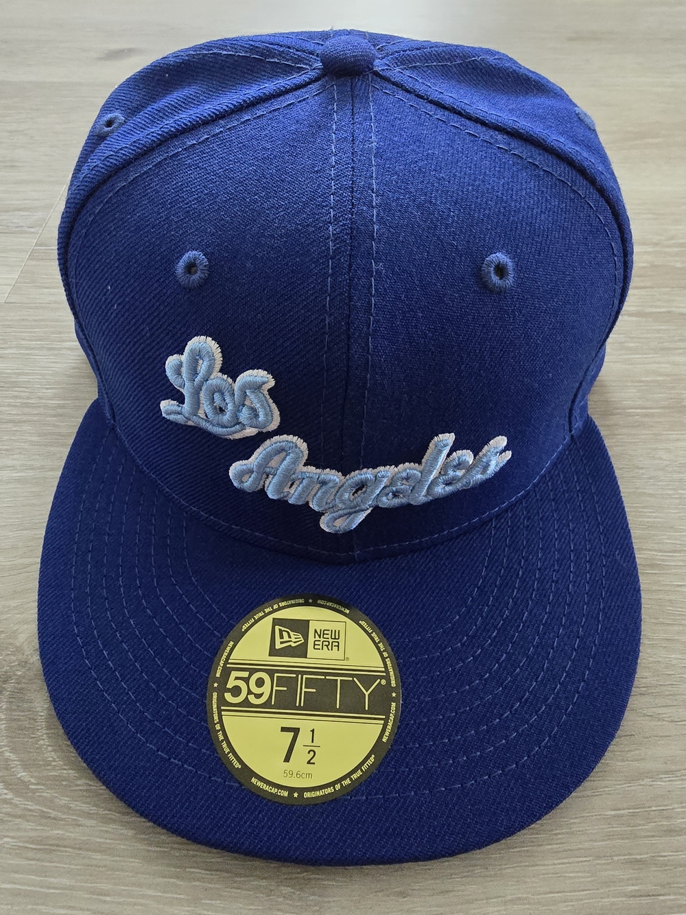 New Era Los Angeles Blue 59FIFTY Fitted Cap - 7 1/2